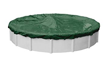 Robelle 3724-4 Supreme Winter Pool Cover for Round Above Ground Swimming Pools, 24-ft. Round Pool