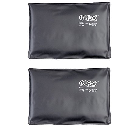 Chattanooga ColPac Clinical Grade Black Urethane Ice Pack (2 Pack) - Standard, 10x13.5 Inch