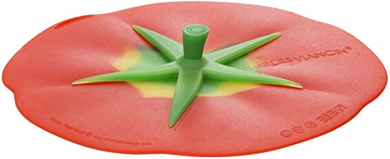 Charles Viancin Silicone Drink Covers 4 inch Vegetable - Tomato Set of 2