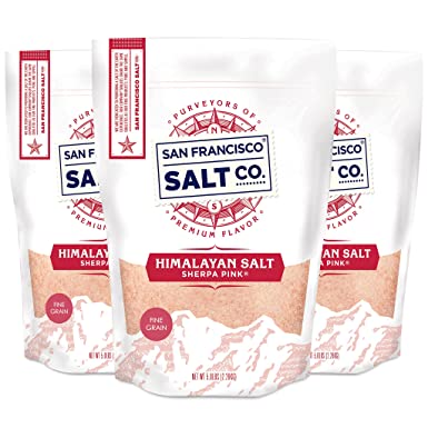 Sherpa Pink Himalayan Salt - 15 lbs. (3 x 5 Pound Bags) Fine Grain