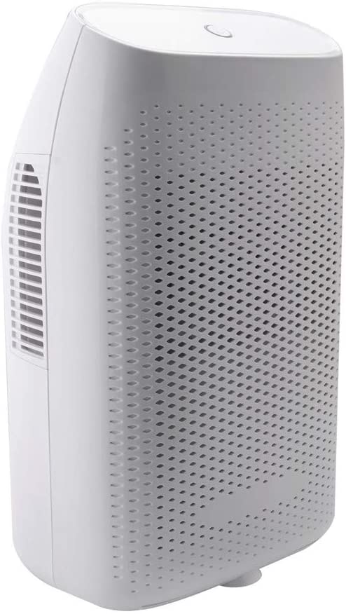 Dehumidifier HHSUC Electric Mini Home Dehumidifiers for Bedroom Auto Shutoff Ultra Quiet, 2200 Cubic Feet, Compact and Portable for Kitchen, Bedroom, Caravan, Bathroom (White)