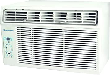 Keystone Energy Star 5,000 BTU Window-Mounted Air Conditioner with Follow Me LCD Remote Control, White