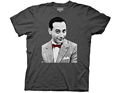 Ripple Junction Pee-Wee Herman Red Bow Tie Adult T-Shirt