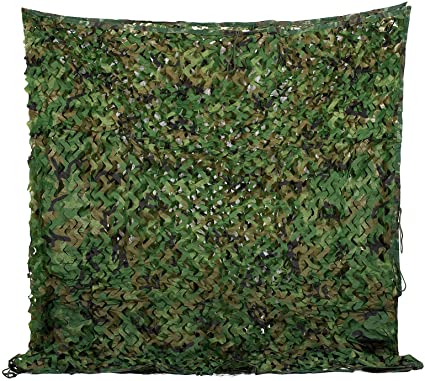 Velity Woodland Camouflage Netting Camo Netting Army Camo Net for Camping, Backdrop Decoration, Shade, Hunting Shooting