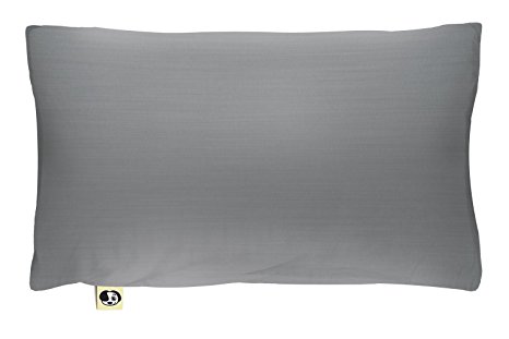 The Shrunks Natural Fibre - Water-proof Toddler Pillow and Cover, Grey