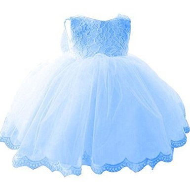 NNJXD Girls' Tulle Flower Princess Wedding Dress For Toddler and Baby Girl