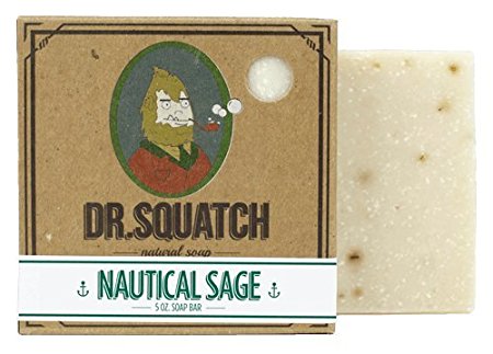 Natural Bar Soap for Men - Nautical Sage - Revitalizing Scent with Cypress and Sage Essential Oils - Handmade in USA