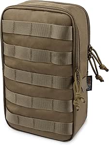 Mardingtop Molle Tactical Utility Pouch, EDC Admin Pouch Bag, Molle Attachment Military Modular Attachment