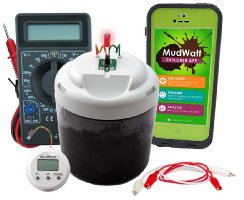 MudWatt - Clean Energy from Mud - Grow your own living fuel cell - DeepDig STEM Kit