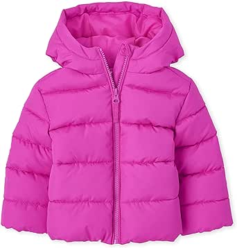 The Children's Place Baby-Girls And Toddler Medium Weight Puffer Jacket, Wind-Resistant, Water-Resistant