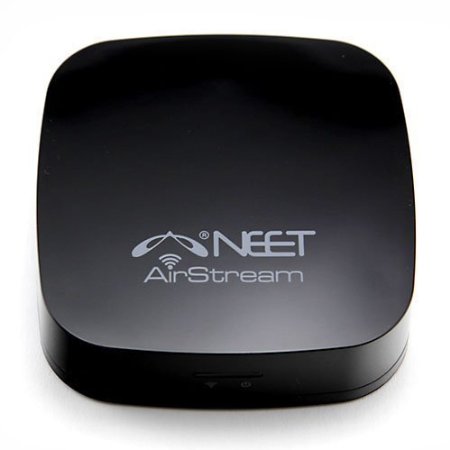 Neet® - WiFi Wireless Music Receiver - AIRPLAY   DNLA - for APPLE (iPhone, iPad, iPod touch, Mac), ANDROID (phones, tablets), WINDOWS (Laptop, PC) - High quality wireless audio streaming - Wolfson DAC - Turn your Speaker Dock, stereo Hi-Fi, home theatre etc. into a wireless sound system.