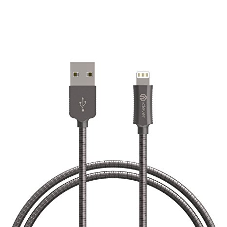 [Metal Braided iPhone Cable] iClever BoostLink Apple MFi Certified iPhone Charger Cable, 3.3ft Metal Braided Lightning to USB Cable for iPhone 7 / 6s / 6s Plus / 6 / 5s / 5, iPad Air / Mini / Pro