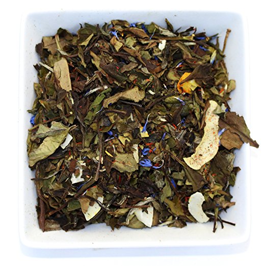 White Coconut Cream White Loose Leaf Tea - Low Caffeine - Organic (3.5oz / 100g)