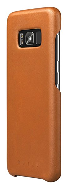 Mujjo Leather Case for Samsung Galaxy S8 - Saddle Tan