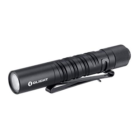 Olight I3T EOS 180 Lumens Dual-Output Slim EDC Flashlight for Camping and Hiking, Tail Swith Flashlight with AAA battery
