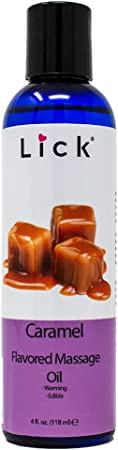 Caramel Flavored Massage Oil for Massage Therapy - Relaxing Muscle Massage for Men and Women with Natural Vitamin e Oil with Aromatherapy Oils for Skin use - Essential moisturizing Body Oils 4 oz