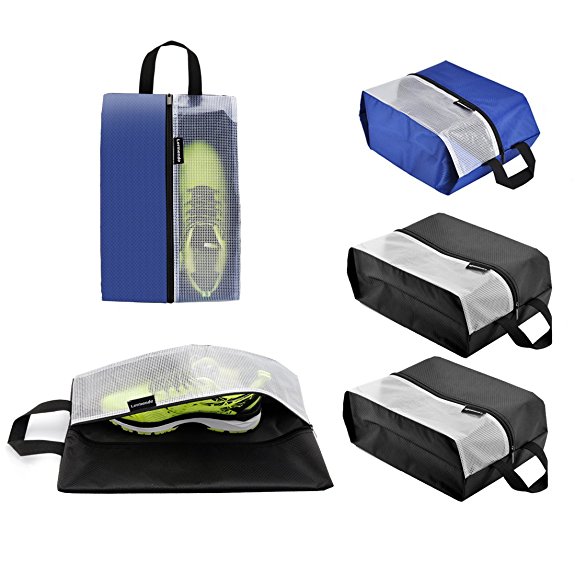 Lermende Travel Shoe Bags Multi-purpose Nylon Organizer Storage Tote Bag Pouch 5pcs