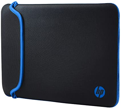 HP 14 Inch (35.5 cm) Black & Blue Reversible Neoprene Sleeve for Laptop/Chromebook/Mac