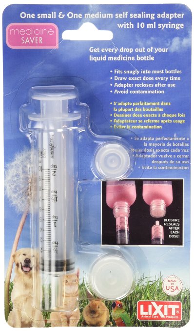 Lixit Corporation SLX0480 Small Animal Medicine Saver Syringe