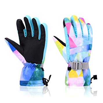 Yidomto Ski Gloves, Waterproof Warm Touchscreen Snow Gloves for Men Women Boys Girls Youth