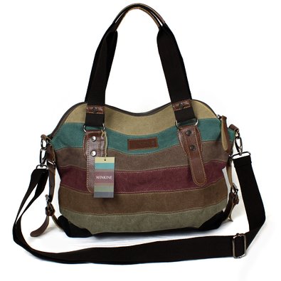 Casual Style Canvas Hobo Bag - Tote Bags - Crossbody Shouder Bag