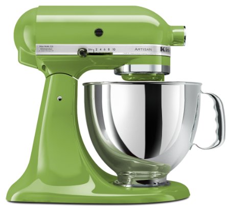 KitchenAid KSM150PSGA Artisan Series 5-Qt. Stand Mixer with Pouring Shield - Green Apple