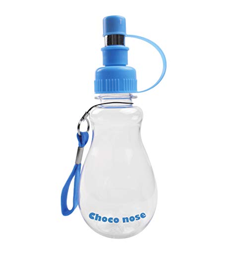 Choco Nose H258 Modern Pet Portable Water Bottle, Small-sized Dog (Up to 12 lb), Cat, Rabbit, Small Animal Travel Drinker, BPA Free, No Drip, 8 Oz. Nozzle Diameter: 16mm