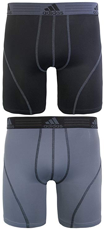 adidas Men's Sport Performance Climalite 9-Inch Midway Underwear (Pack of 2)