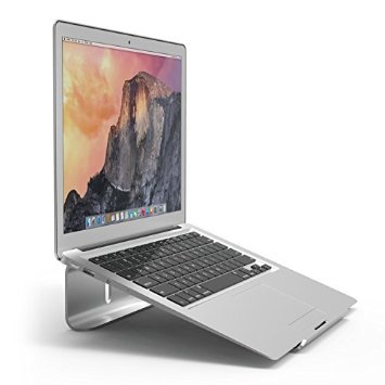 elago® L3 Stand [Silver] - [Premium Aluminum][Prevents Bad Posture][Natural Heat Sink] - for Laptop Computers