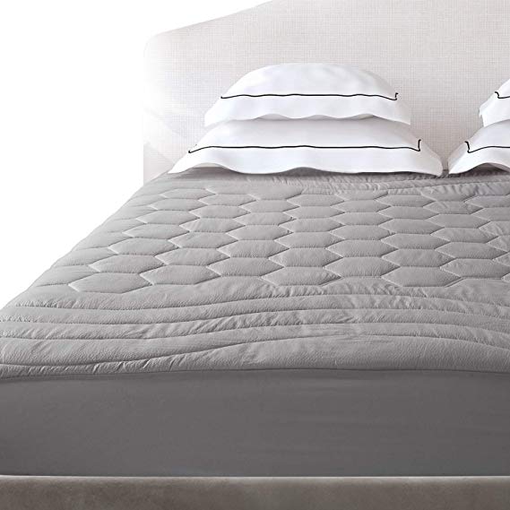 Bedsure Soft - Hypoallergenic, Luxury Mattress Protector Stretches up to 18 Inches Deep