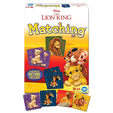 Wonder Forge Disney Lion King Matching Game for Boys & Girls Age 3 & Up - A Fun & Fast Disney Memory Game