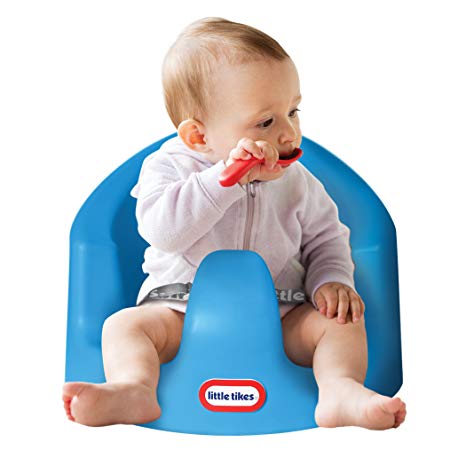 Little Tikes My First Seat Baby Infant Foam Floor Seat Sitting Support Chair, Blue