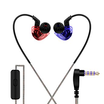TAIR Wired Bass Earphones Noise Isolating Earbuds In-ear Headphones Sport HIFI Headset with Microphone