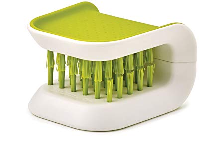 Blade Brush Knife and Cutlery Cleaner Green Brush Bristle Scrub for Kitchen Washing Non-Slip by Lucky Shop1234