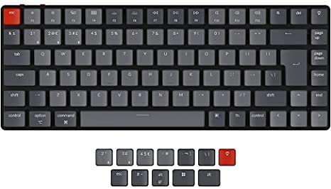 UK Keychron K3v2 Bluetooth Backlit Optical Tactile Ultra-slim Aluminium Mac/PC 75% Keyboard