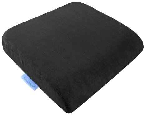 Extra-Large TravelMate Seat Cushion Size 19 x 17 x 3 inches Color Black