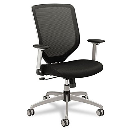 HON Boda High-Back Work Chair-Black Mesh for Office or Computer Desk