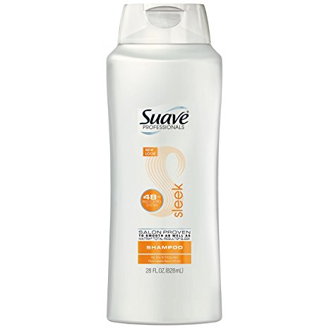 Suave Professionals Shampoo, Sleek 28 oz