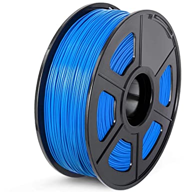 SUNLU ABS 3D Printer Filament, 1.75 ABS Filament Dimensional Accuracy  /- 0.02 mm, 1 kg Spool, 1.75mm, ABS Blue