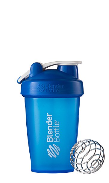 BlenderBottle Classic Loop Top Shaker Bottle, Blue/Blue, 20-Ounce Loop Top