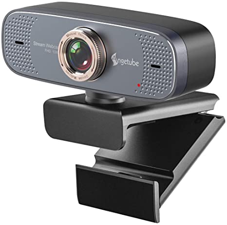 PC Webcam 1080P with Mic. USB Camera for Video Calling & Recording Video Conference/Online Teaching/Business Meeting Compatible with Computer Desktop Laptop MacBook for Windows Android iOS Linux