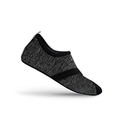 FitKicks Live Well Women's Foldable Active Lifestyle Minimalist Footwear Barefoot Yoga Water Everyday Shoes