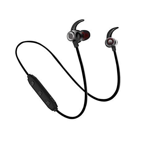 Bluetooth Headphones,Sports Bluetooth Earbuds,Wireless Bluetooth 5.0, with Magnetic Connection, IPX5 Waterproof Noise Cancelling Earphones for Working, Gym, Traveling