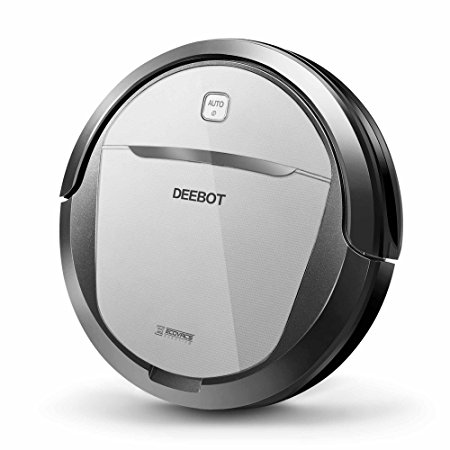 ECOVACS DEEBOT M80 Robotic Vacuum Cleaner with Mop and Water Tank - Hard Floor, Low-pile Carpet