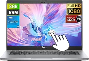 Dell Latitude 5320 Touchscreen Laptop, 13.3“ FHD (1920x 1080) Display, Core i5-1145G7 2.6GHz Up to 4.4GHz, 8GB RAM, 512GB SSD, Win10 Pro (Renewed)