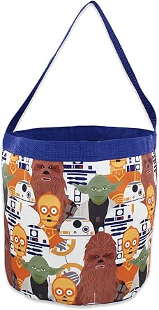 Disney Star Wars Yoda Collapsible Nylon Basket Bucket Tote Bag