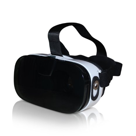 3D Virtual Reality Headset - Immersive 360 Degree View VR Glasses, Compare To Google Cardboard - Get The Ultimate Gaming/Movie Experience!