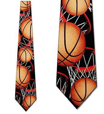 Basketball TIES Neckties by Three Rooker