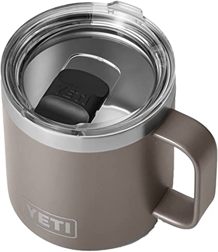 YETI Rambler 14 oz Mug, Vacuum Insulated, Stainless Steel with MagSlider Lid, Sharptail Taupe