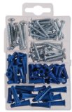 The Hillman Group 591516 Small Anchors with Screws Assortment 95-Pack